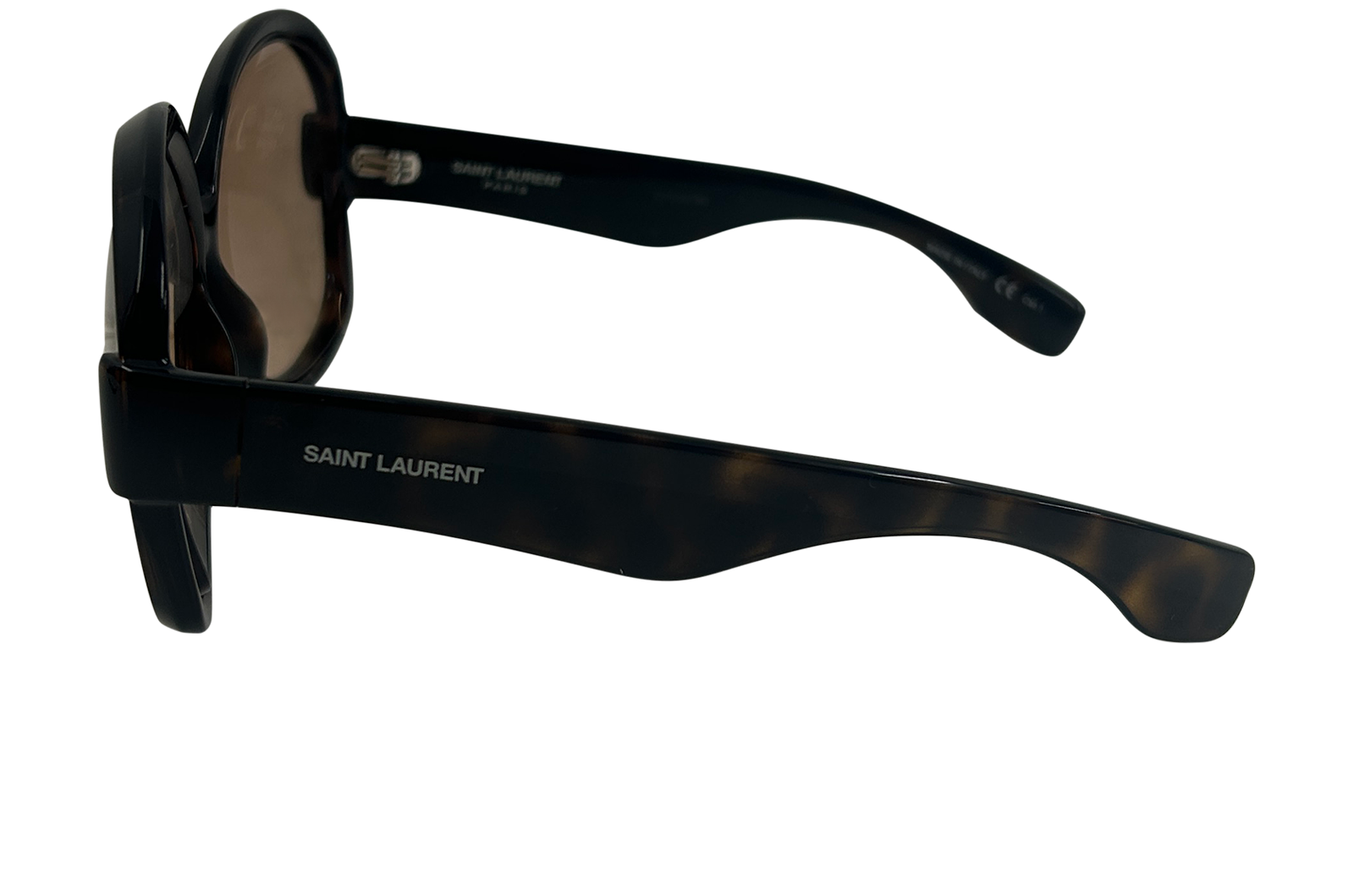 Saint Laurent Gafas Sol Graduadas Redondas, 100&euro;, Accesorios, Marrón, Tafetán - Acetato, Vista inferior